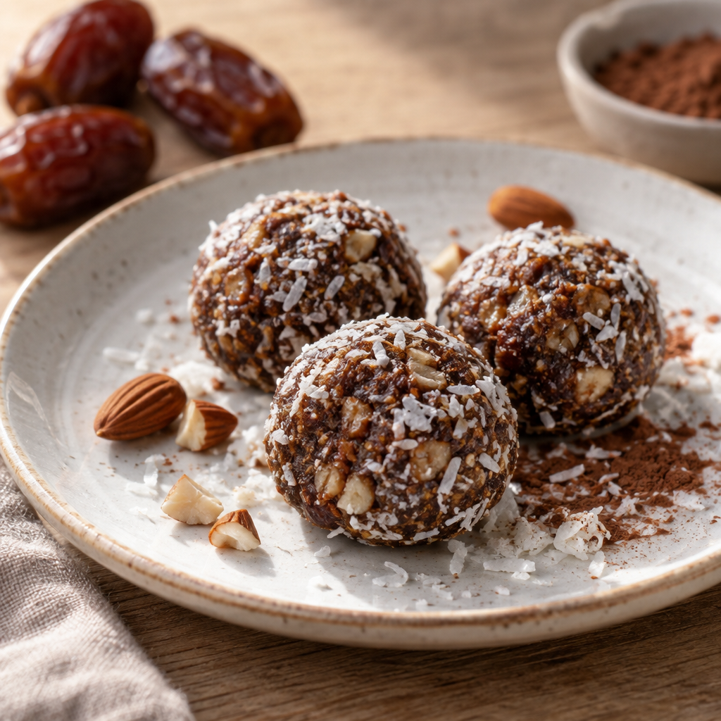 Photo du plat Energy balls dattes-amandes (x3)